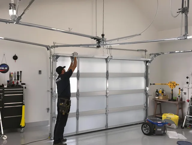 Mint Hill Garage Door Repair certified team performing precision garage door installation in Mint Hill