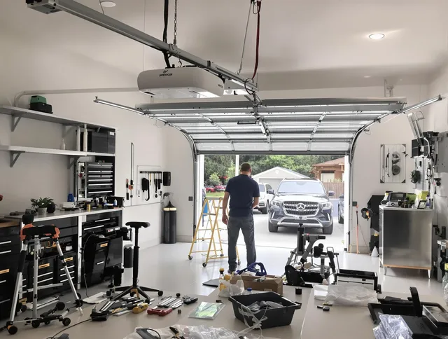 Garage door opener installation by Mint Hill Garage Door Repair in Mint Hill